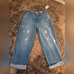 Universal Thread Wide Leg Distressed Jeans Size 10